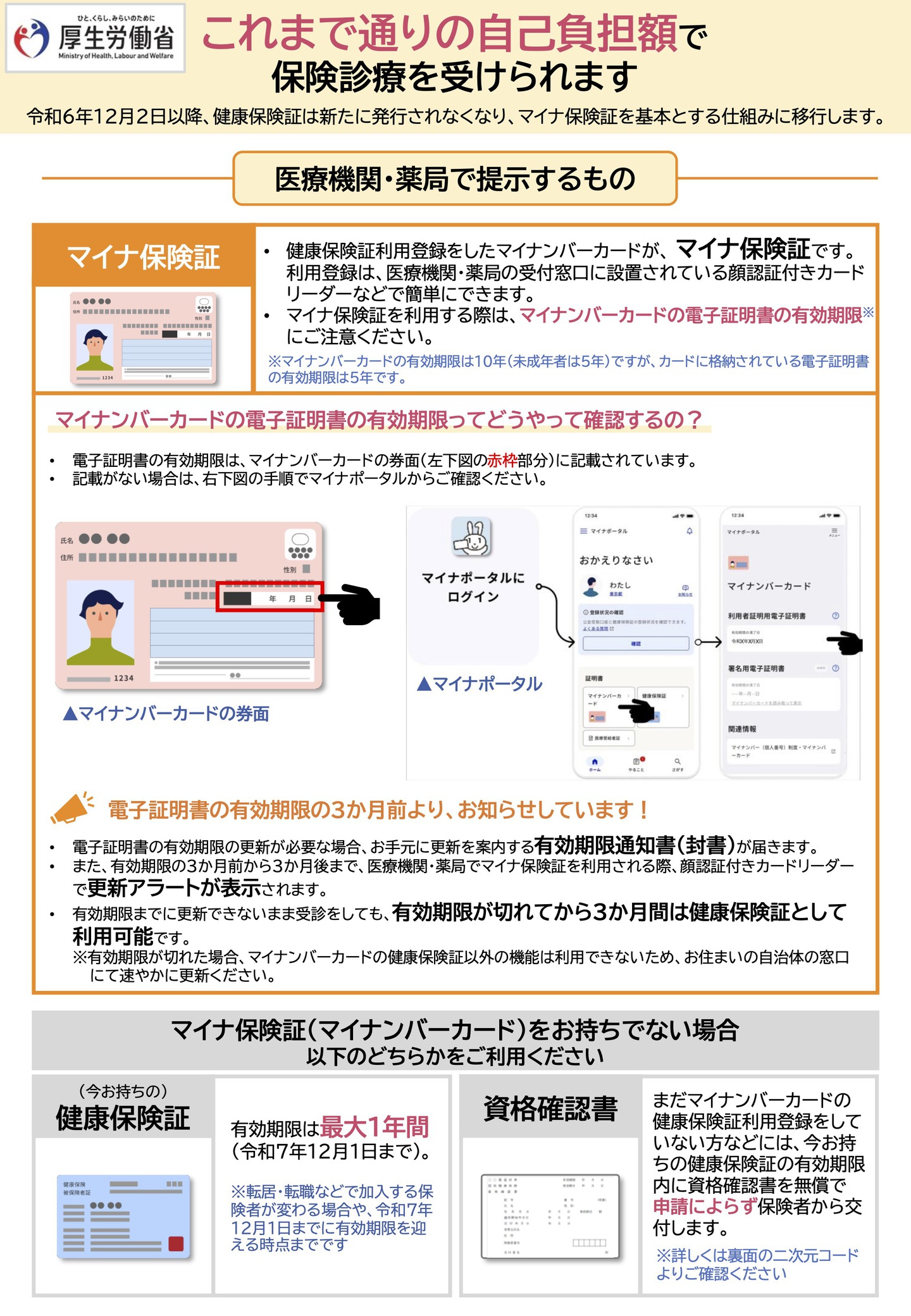 マイナ保険証がないP1